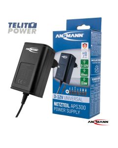 ANSMANN APS 300 ANSMANN Univerzalni AC/DC adapter 3-12V maksimalno 600mA