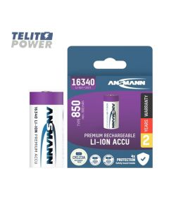 ANSMANN Punjiva Li-Ion 3.6V 850mAh 16340 RCR123A Ansmann