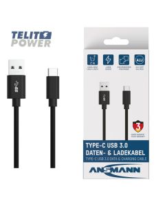 ANSMANN USB A na tip-C kabl 200 cm ANSMANN za punjenje i prenos podataka