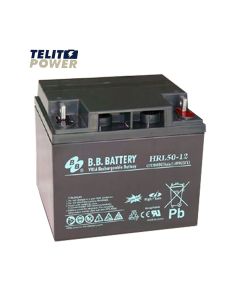 BB BATTERY Akumulator 12V 48Ah HRL50-12 BB Battery terminal B2 (odgovara M5 bolt & nut)