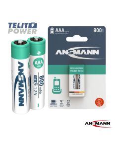 ANSMANN DECT AAA 1.2V 800mAh maxE – Punjive NiMH baterije (2 komada)