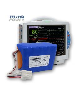 TELIT POWER Nihon Kohden BSM2300 NiMH paket 12 V 3800 mAh 10HR-4/3FAUC-NK