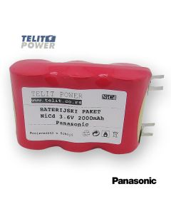 TELIT POWER Baterija NiCd 3.6V 2000mAh Panasonic za usisivač