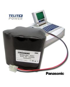 TELIT POWER Cardioline Delta 60 Plus NiCd paket 24 V 2000 mAh Panasonic