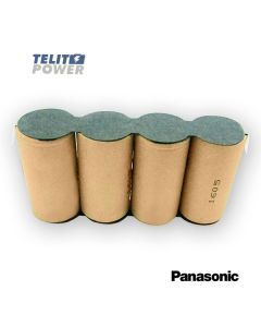 TELIT POWER Baterija za ANSMANN AS10H halogenu lampu NiMH 4.8V 3000mAh Panasonic