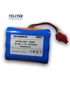 TELIT POWER NiMH Baterijski Paket 3.6V 4500mAh – Panasonic BK450A za Medicinske Uređaje