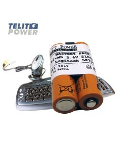 TELIT POWER Baterija za L-LC3H-AA za LOGITECH bežični Desktop LX 700, M-BAK89B NiMH 2.4V 210