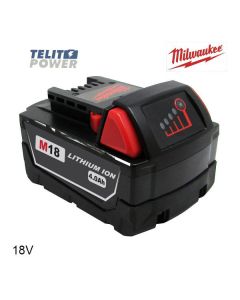TELIT POWER Milwaukee M18 4.0Ah REDLITHIUM™ XC Baterija – Produžena snaga za zahtevne zadatk