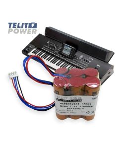 TELIT POWER Baterija za klavijaturu KORG PA3X - NiMH 7.2V 2100mAh Panasonic