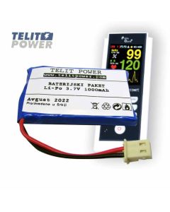 TELIT POWER Baterija Li-Po 3.7V 1000mAh za Palmcare Plus Puls Oksimetar