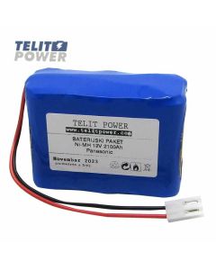 TELIT POWER Cardioline AR1200 View NiMH paket 12 V 2100 mAh