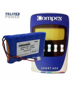 TELIT POWER Baterija za COMPEX SPORT 400 – NiMH 7.2V 1600mAh
