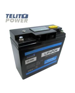 TELIT POWER LiFePO4 Akumulator 12V 30Ah sa LCD displejem i BMS 40A