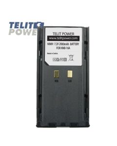 TELIT POWER Baterija NiMH 7.2V 2000mAh Panasonic za radio stanicu KENWOOD KNB-16A