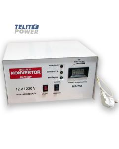 TELIT POWER Digitalni pretvarač-punjač-konvertor 12/220V MP-200 - 14Ah kapaciteta