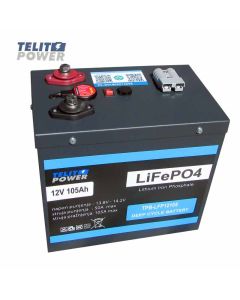 TELIT POWER Akumulator LiFePO4 12V 105Ah sa Bluetooth kontrolom u metalnom kućištu