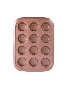 TEXELL Modla za mafine i projice 12 rupa Rose Gold TPRG-M320 - TPRG-M320