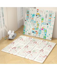 Baby Line Premium Collection Podloga za igru TRAFFIC LETTERS + BEAR 180x200x1cm