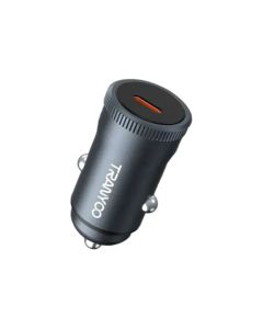 TRANYOO Auto punjač T-C26 PD 30W, crna