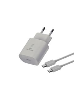 TRANYOO Kućni punjač T-SA2C 25WPD+KABL Type-C na Type-C 60W, bela - 1920001