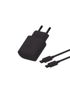 TRANYOO Kućni punjač T-SA2C 25WPD+KABL Type-C na Type-C 60W, crna - 1920014