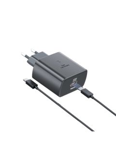 TRANYOO Kućni punjač T-SA7C 45WPD+KABL Type-C na Type-C 60W, crna - 1920002
