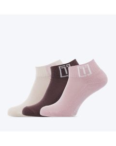 LA TERRA Čarape quarter multicolor 3pc W