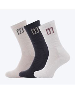 LA TERRA Čarape crew neutral multicolor 3pc U