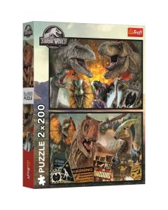 TREFL Puzzle Park iz doba Jure - 2x200 delova - 103562-13316