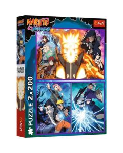 TREFL Puzzle Naruto Shippuden - Ninja iz sela Skrivenih listova - 2x200 delova - 103565-13333