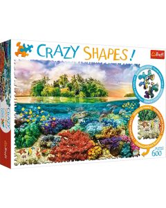 TREFL Puzzle crazy shapes Tropsko ostrvo - 600 delova - 102901-T11113