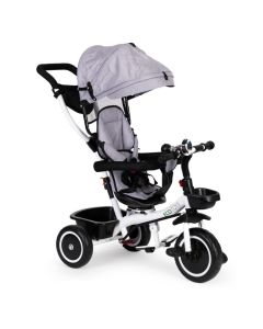 ECO TOYS Tricikl za decu sa rotirajućim sedištem, siva - YM-BT-2 GRAY