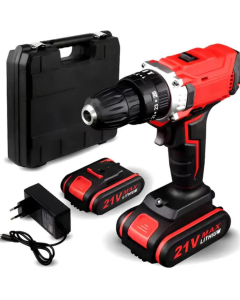 AKU Bušilica u koferu sa dve baterije