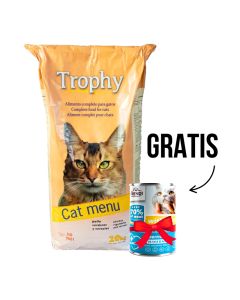 TROPHY Suva hrana za pse Cat menu 20kg + Gratis FRENDI Konzerva 400g - 3360167