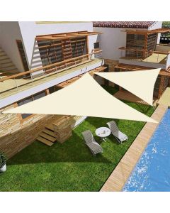 MULTIGARDEN Trostrano suncobran jedro 3×3×3 m, vodootporno, bež -