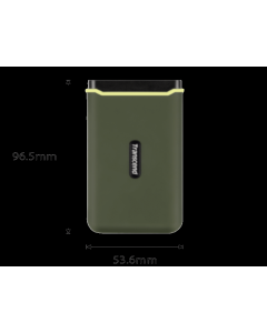 SSD TRANSCEND ESD380C 2000GB/eksterni/USB 3.2/type c/crna