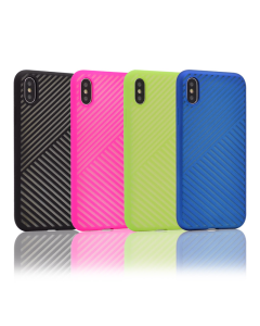 Maska za Samsung A6/ A600F 2018 hot Twill pink - 025909