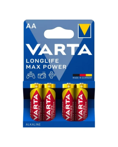 Baterija Varta LR6 Max Tech AA 4/1