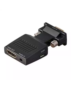 Adapter-konvertor VGA/M IN na HDMI/F OUT  + 3.5mm Linkom NEW