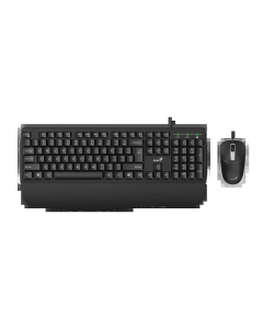 Tastatura + miš Genius KM-123 USB US crna