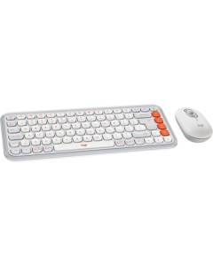 Bežična tastatura + miš Logitech Pop Icon US Bela