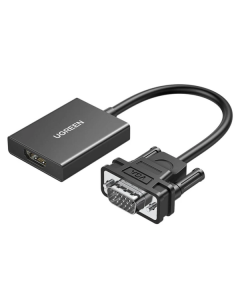 Adapter konverter Ugreen VGA na HDMI + Audio port 1080P/60Hz CM513