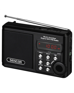 Radio SENCOR SRD 215 B USB/MP3 crni