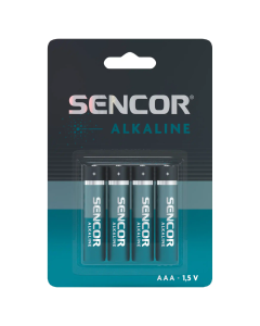 Baterija Sencor LR03 AAA 4BP Alkalna 4/1