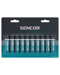 Baterija Sencor LR06 AA 10BP Alkalna 10/1