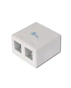 Modul nazidne utičnice prazne 2xRJ45 AT-AG-302A-WH