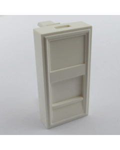 Uložak 45 x 22.5mm (1M) sa 1 slotom za keystone module sa zastorom ravan (FPK1-1M-01 / FA-644-1SP)