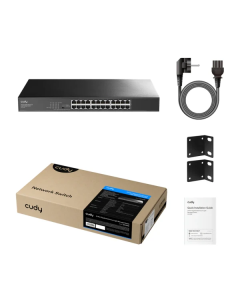 Svič 10/100/1000 24-port Cudy GS1024E Rackmount Light Managed