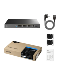 Svič 10/100/1000 24-port Cudy GS1026PS2/24 PoE+/2x Uplink/2x SFP/300W