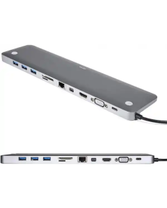 Adapter Tip C 11/1 4K HDMI/VGA/USBx3/AUX/SD/TF/USB-C/PD/Lan KT-1101G Kettz
